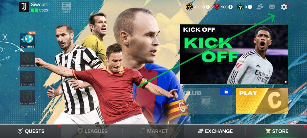 Find EA FC Mobile UID Step 1
